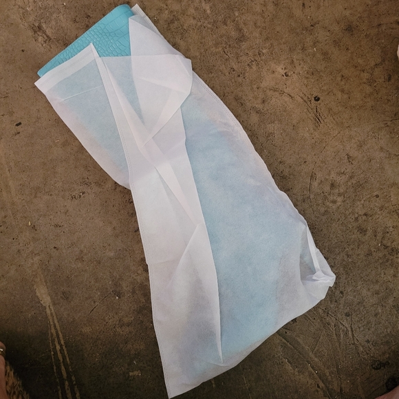 NIB SOLACE NEON PATENT FAUX CROC PRINT BOOTS, SIZE EU 39, US 8, TURQUOISE - Picture 8 of 9